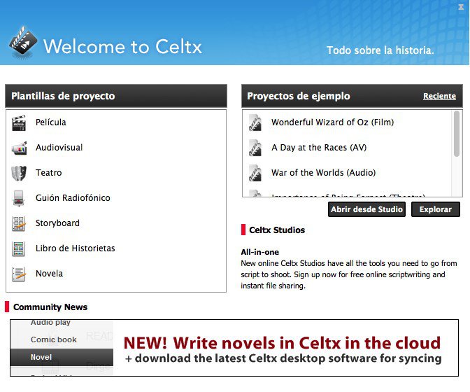 Celtx Download Mac Free